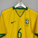 2008/09 BRAZIL 6 *PLAYER ISSUE* HOME SHIRT (L) NIKE - Cult Kits - Large - Buy Vintage Football Shirts, Authentic Retro Football Shirts For Sale, Classic Football Shirts & Soccer Jersey