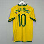 Shop 2008/09 BRAZIL RONALDINHO #10 HOME SHIRT (S) NIKE, classic football shirts, vintage football shirts & retro soccer jerseys at Cult Kits