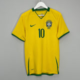 Shop 2008/09 BRAZIL RONALDINHO #10 HOME SHIRT (S) NIKE, classic football shirts, vintage football shirts & retro soccer jerseys at Cult Kits