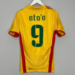 Shop 2008/09 CAMEROON ETO'O #9 *BNWT* AWAY SHIRT (M) PUMA, classic football shirts, vintage football shirts & retro soccer jerseys at Cult Kits