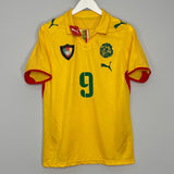Shop 2008/09 CAMEROON ETO'O #9 *BNWT* AWAY SHIRT (M) PUMA, classic football shirts, vintage football shirts & retro soccer jerseys at Cult Kits