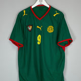 2008/09 CAMEROON ETO'O 9 HOME SHIRT (XXL) PUMA - Cult Kits - XXL - Buy Vintage Football Shirts, Authentic Retro Football Shirts For Sale, Classic Football Shirts & Soccer Jersey