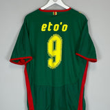 2008/09 CAMEROON ETO'O 9 HOME SHIRT (XXL) PUMA - Cult Kits - XXL - Buy Vintage Football Shirts, Authentic Retro Football Shirts For Sale, Classic Football Shirts & Soccer Jersey