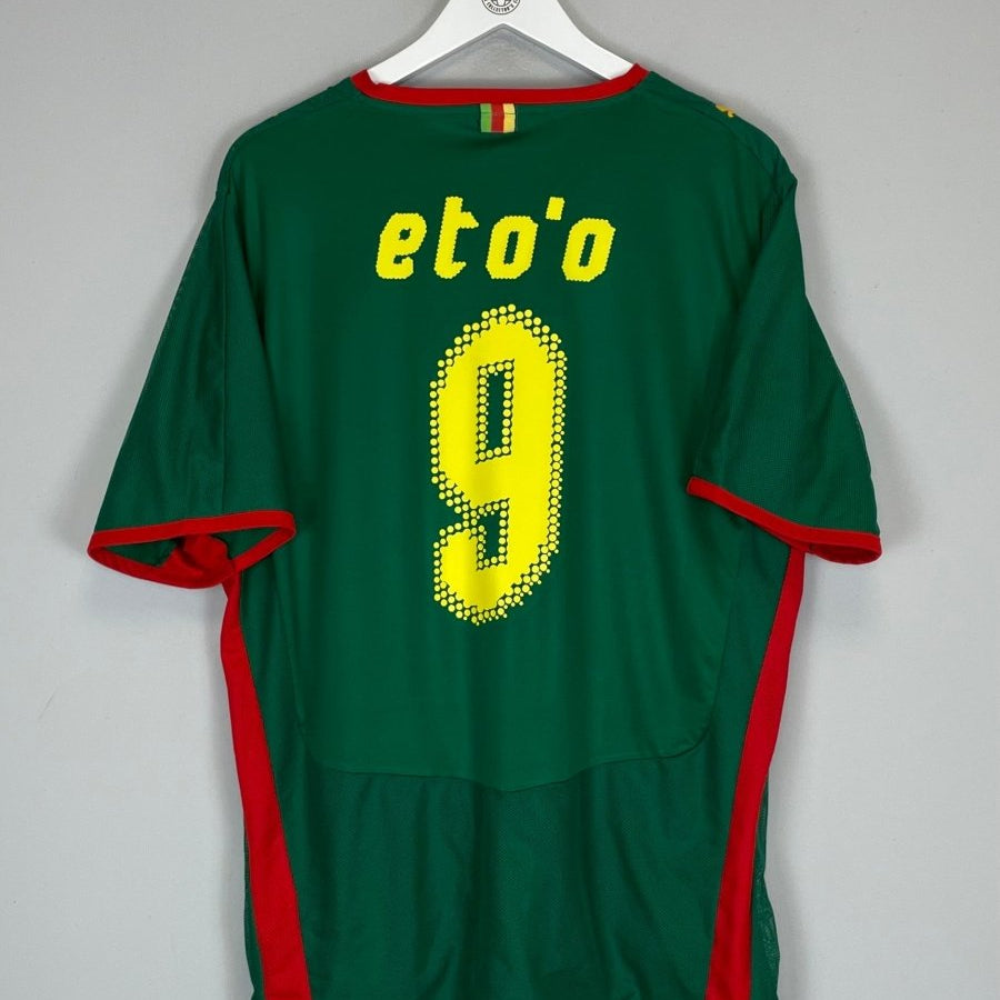 2008/09 CAMEROON ETO'O 9 HOME SHIRT (XXL) PUMA - Cult Kits - XXL - Buy Vintage Football Shirts, Authentic Retro Football Shirts For Sale, Classic Football Shirts & Soccer Jersey