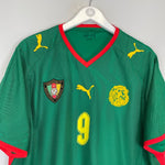 2008/09 CAMEROON ETO'O 9 HOME SHIRT (XXL) PUMA - Cult Kits - XXL - Buy Vintage Football Shirts, Authentic Retro Football Shirts For Sale, Classic Football Shirts & Soccer Jersey