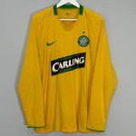 Shop 2008/09 CELTIC L/S AWAY SHIRT (XL) NIKE, classic football shirts, vintage football shirts & retro soccer jerseys at Cult Kits