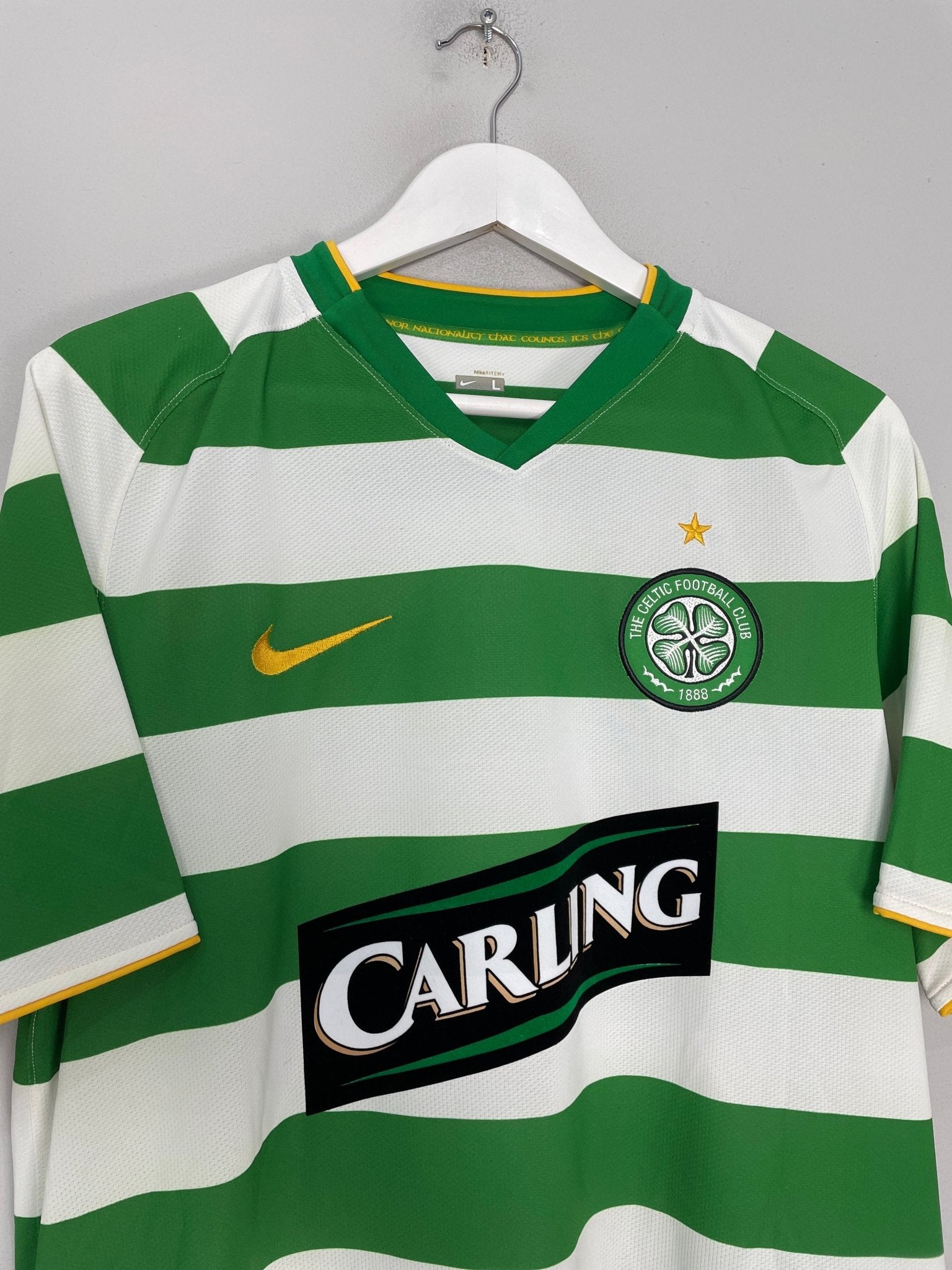 Shop 2008/09 CELTIC NAKAMURA #25 HOME SHIRT (L) NIKE, classic football shirts, vintage football shirts & retro soccer jerseys at Cult Kits