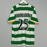 Shop 2008/09 CELTIC NAKAMURA #25 HOME SHIRT (L) NIKE, classic football shirts, vintage football shirts & retro soccer jerseys at Cult Kits