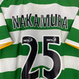 Shop 2008/09 CELTIC NAKAMURA #25 HOME SHIRT (L) NIKE, classic football shirts, vintage football shirts & retro soccer jerseys at Cult Kits