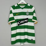 Shop 2008/09 CELTIC NAKAMURA #25 HOME SHIRT (L) NIKE, classic football shirts, vintage football shirts & retro soccer jerseys at Cult Kits