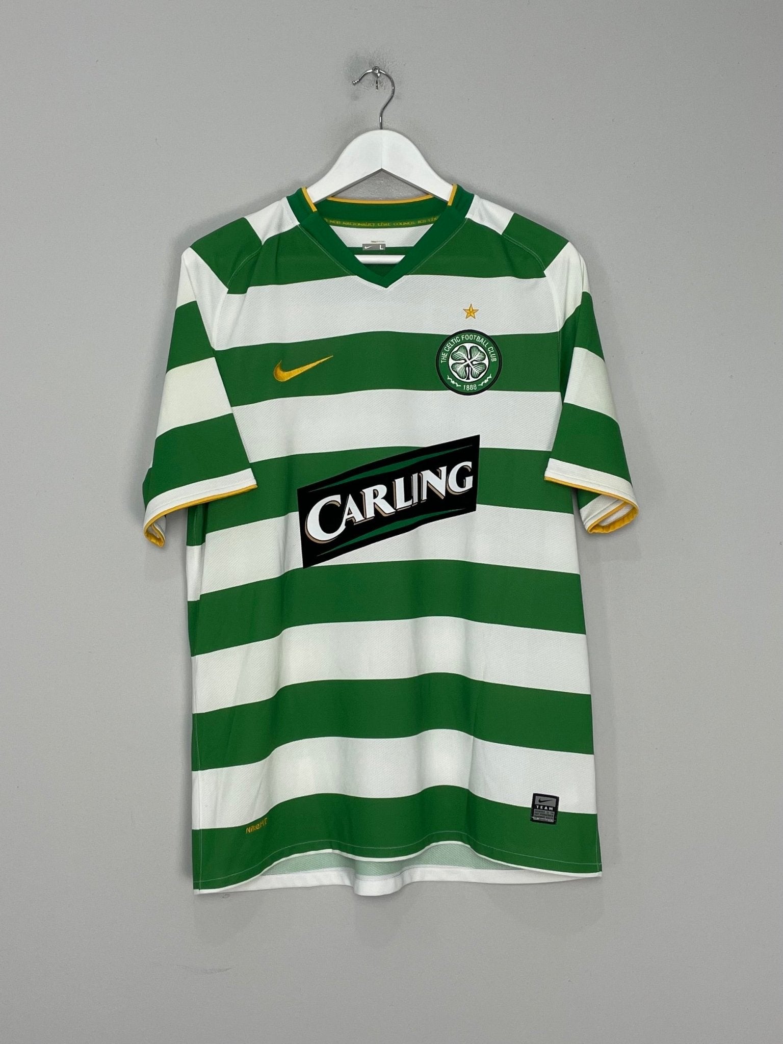 Shop 2008/09 CELTIC NAKAMURA #25 HOME SHIRT (L) NIKE, classic football shirts, vintage football shirts & retro soccer jerseys at Cult Kits