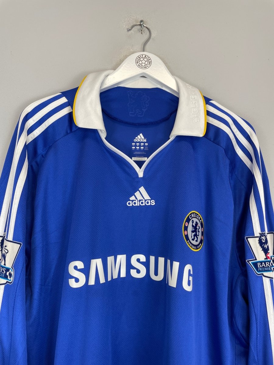 2008/09 CHELSEA DI SANTO 9 L/S HOME SHIRT (XXL) ADIDAS - Cult Kits - XXL - Buy Vintage Football Shirts, Authentic Retro Football Shirts For Sale, Classic Football Shirts & Soccer Jersey