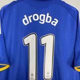 Shop 2008/09 CHELSEA DROGBA #11 C/L HOME SHIRT (XL) ADIDAS, classic football shirts, vintage football shirts & retro soccer jerseys at Cult Kits