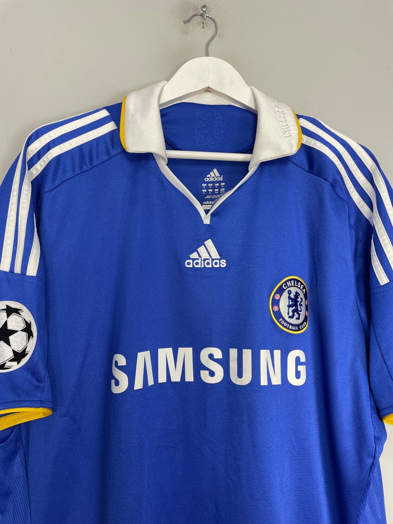 Shop 2008/09 CHELSEA DROGBA #11 C/L HOME SHIRT (XL) ADIDAS, classic football shirts, vintage football shirts & retro soccer jerseys at Cult Kits