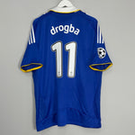 Shop 2008/09 CHELSEA DROGBA #11 C/L HOME SHIRT (XL) ADIDAS, classic football shirts, vintage football shirts & retro soccer jerseys at Cult Kits