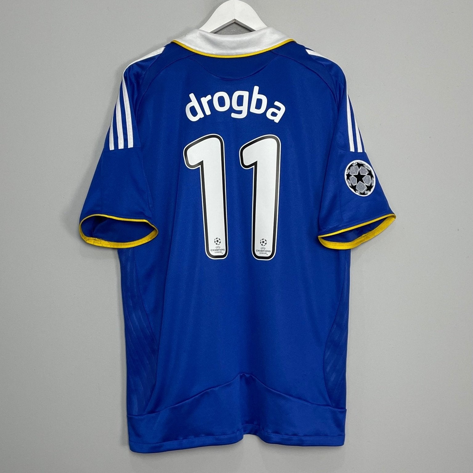 2008/09 CHELSEA DROGBA #11 C/L HOME SHIRT (XL) ADIDAS – Cult Kits