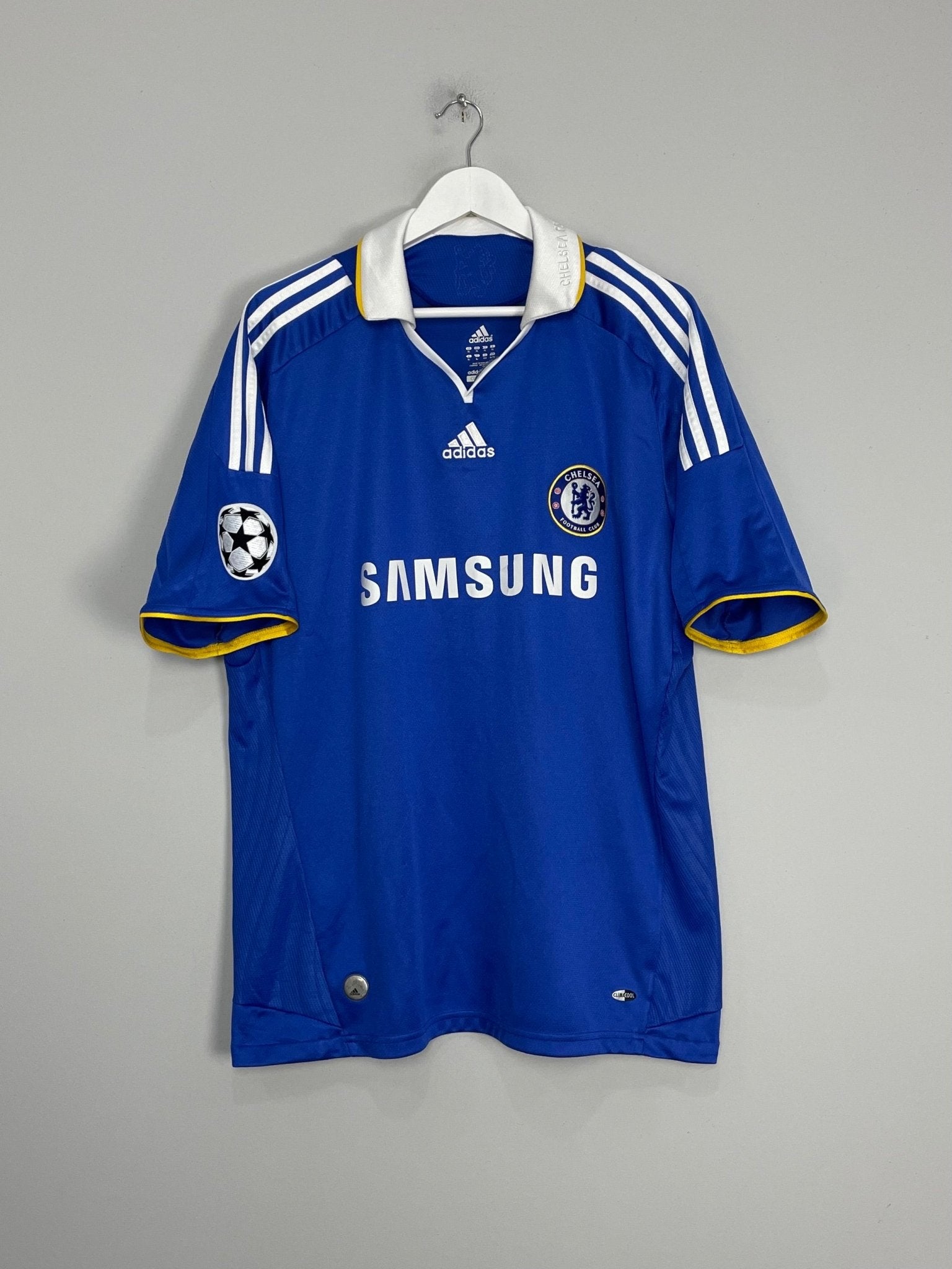 Shop 2008/09 CHELSEA DROGBA #11 C/L HOME SHIRT (XL) ADIDAS, classic football shirts, vintage football shirts & retro soccer jerseys at Cult Kits