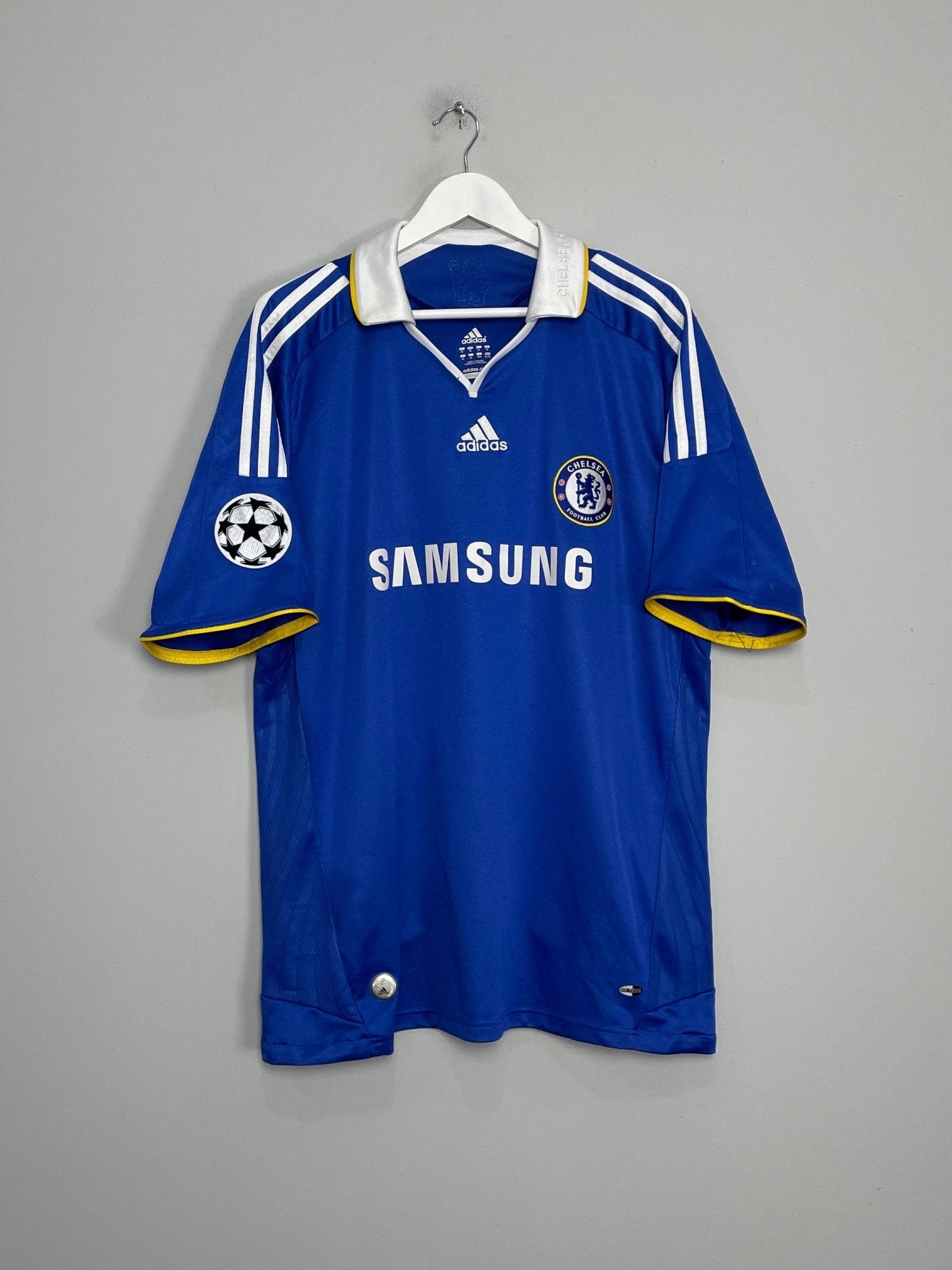 Shop 2008/09 CHELSEA DROGBA #11 C/L HOME SHIRT (XL) ADIDAS, classic football shirts, vintage football shirts & retro soccer jerseys at Cult Kits