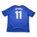 Buy 2008/09 Chelsea Drogba 11 Home Shirt (XXL) Adidas ~ Free worldwide shipping available ~ Authentic Vintage Football Shirts from Cult Kits