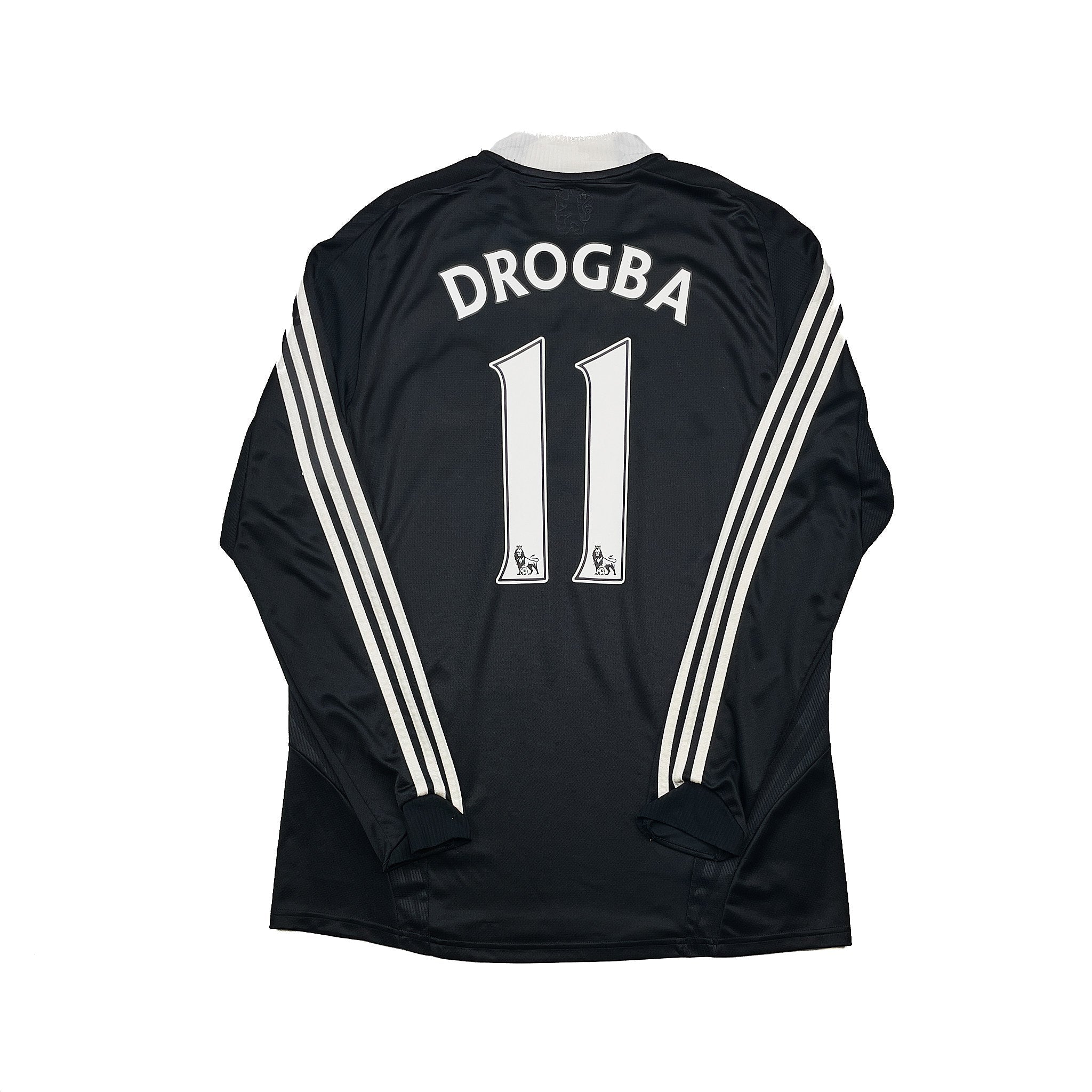 Buy 2008/09 Chelsea Drogba 11 L/S Away Shirt (L) Adidas ~ Free worldwide shipping ~ Authentic Vintage Football Shirts from Cult Kits
