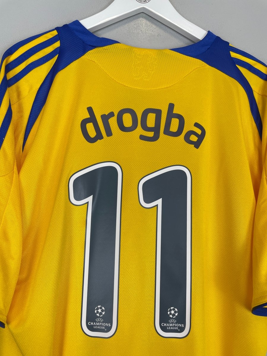 2008/09 CHELSEA DROGBA 11 THIRD SHIRT (XXL) ADIDAS - Cult Kits - XXL - Buy Vintage Football Shirts, Authentic Retro Football Shirts For Sale, Classic Football Shirts & Soccer Jersey