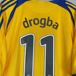 2008/09 CHELSEA DROGBA 11 THIRD SHIRT (XXL) ADIDAS - Cult Kits - XXL - Buy Vintage Football Shirts, Authentic Retro Football Shirts For Sale, Classic Football Shirts & Soccer Jersey
