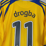 2008/09 CHELSEA DROGBA 11 THIRD SHIRT (XXL) ADIDAS - Cult Kits - XXL - Buy Vintage Football Shirts, Authentic Retro Football Shirts For Sale, Classic Football Shirts & Soccer Jersey