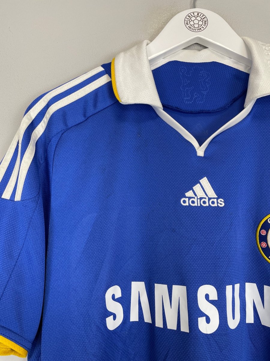 2008/09 CHELSEA J.COLE 10 HOME SHIRT (M) ADIDAS - Cult Kits - Medium - Buy Vintage Football Shirts, Authentic Retro Football Shirts For Sale, Classic Football Shirts & Soccer Jersey