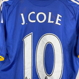 2008/09 CHELSEA J.COLE 10 HOME SHIRT (M) ADIDAS - Cult Kits - Medium - Buy Vintage Football Shirts, Authentic Retro Football Shirts For Sale, Classic Football Shirts & Soccer Jersey
