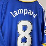 Shop 2008/09 CHELSEA LAMPARD #8 C/L HOME SHIRT (XXL) ADIDAS, classic football shirts, vintage football shirts & retro soccer jerseys at Cult Kits