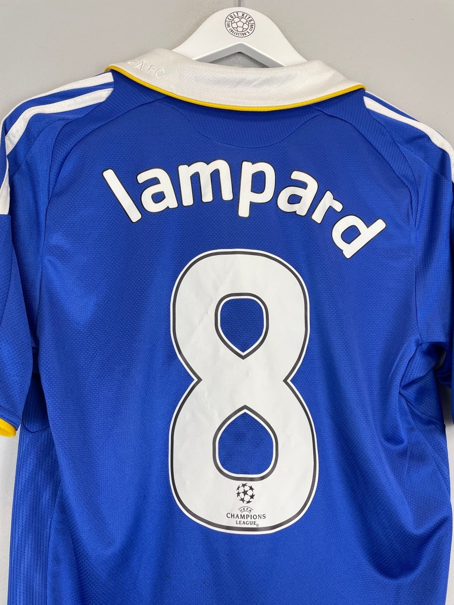 2008/09 CHELSEA LAMPARD 8 HOME SHIRT (M) ADIDAS - Cult Kits - Medium - Buy Vintage Football Shirts, Authentic Retro Football Shirts For Sale, Classic Football Shirts & Soccer Jersey