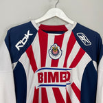 Shop 2008/09 CHIVAS GUADALAJARA CHICHARITO #14 L/S HOME SHIRT (M) REEBOK, classic football shirts, vintage football shirts & retro soccer jerseys at Cult Kits