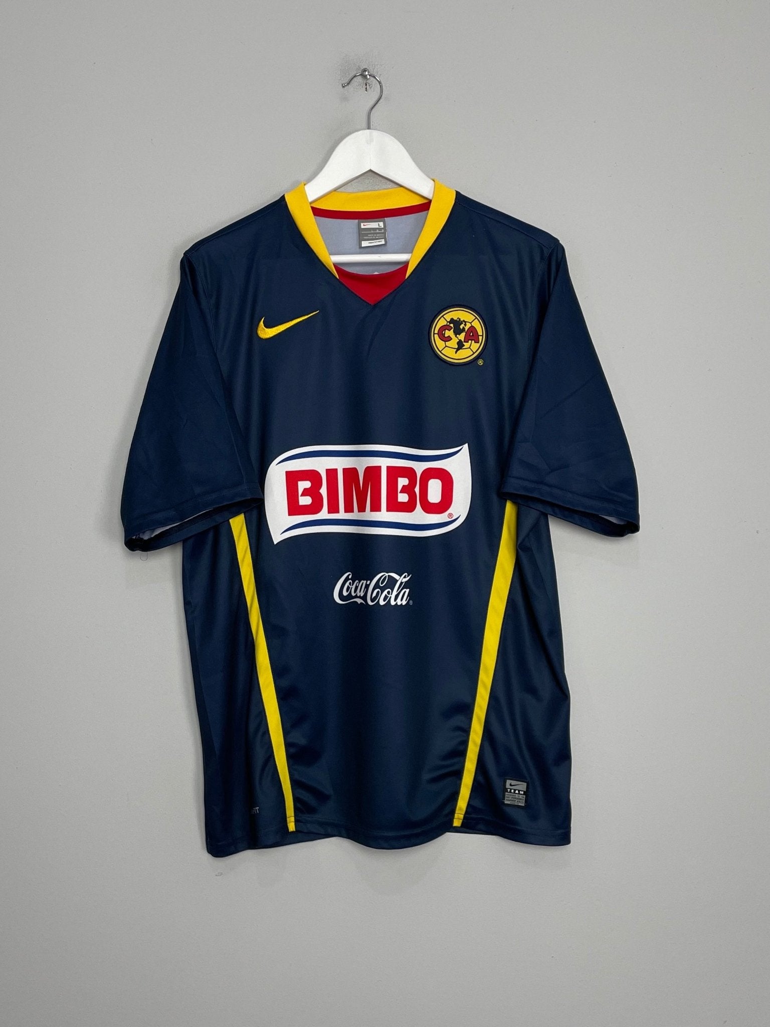 Shop 2008/09 CLUB AMERICA AWAY SHIRT (L) NIKE, classic football shirts, vintage football shirts & retro soccer jerseys at Cult Kits