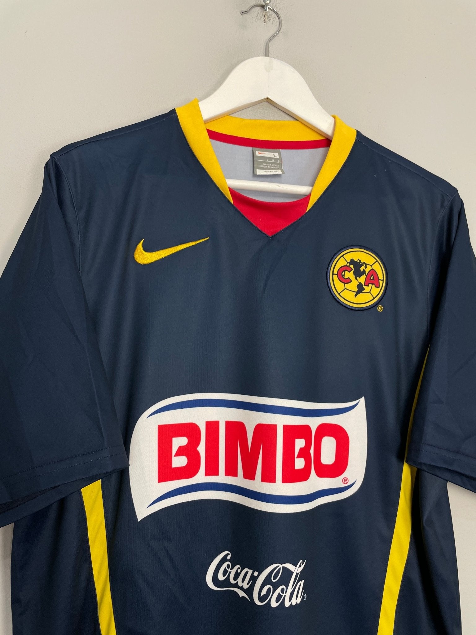 Shop 2008/09 CLUB AMERICA AWAY SHIRT (L) NIKE, classic football shirts, vintage football shirts & retro soccer jerseys at Cult Kits