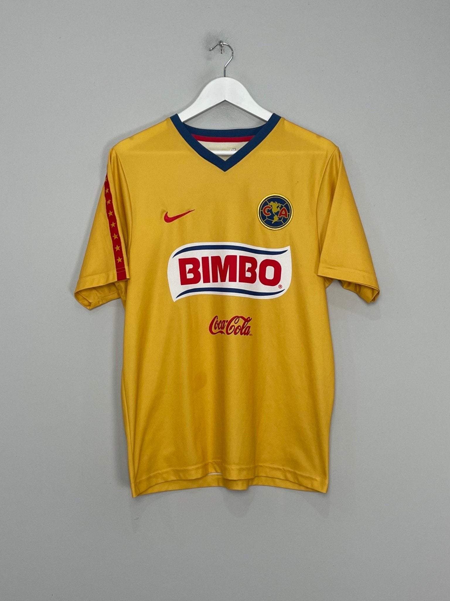 Shop 2008/09 CLUB AMERICA HOME SHIRT (M) NIKE, classic football shirts, vintage football shirts & retro soccer jerseys at Cult Kits