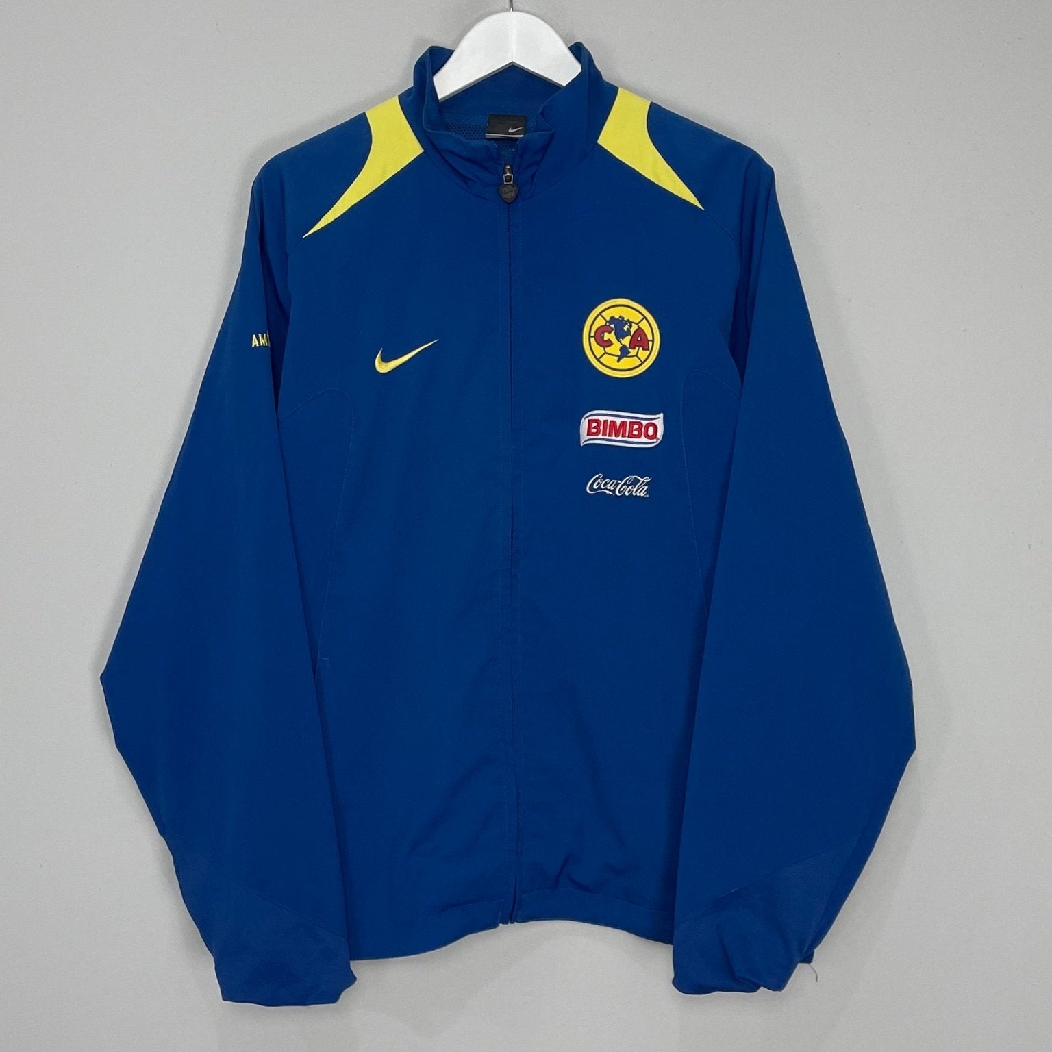 Shop 2008/09 CLUB AMERICA TRACK JACKET (L) NIKE, classic football shirts, vintage football shirts & retro soccer jerseys at Cult Kits