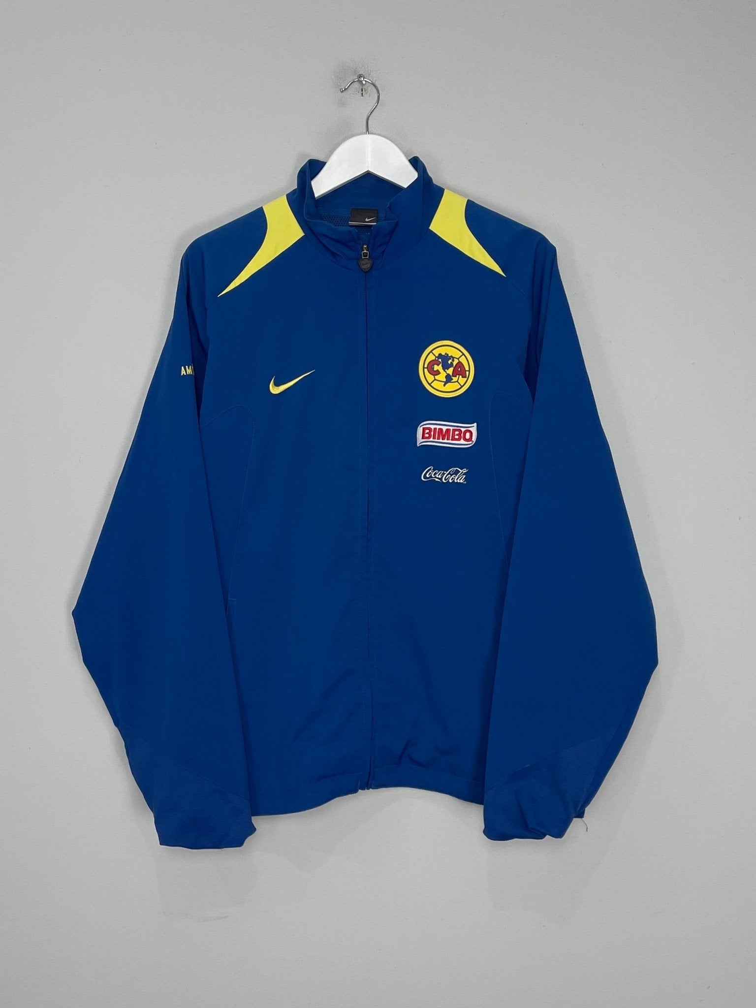 Shop 2008/09 CLUB AMERICA TRACK JACKET (L) NIKE, classic football shirts, vintage football shirts & retro soccer jerseys at Cult Kits