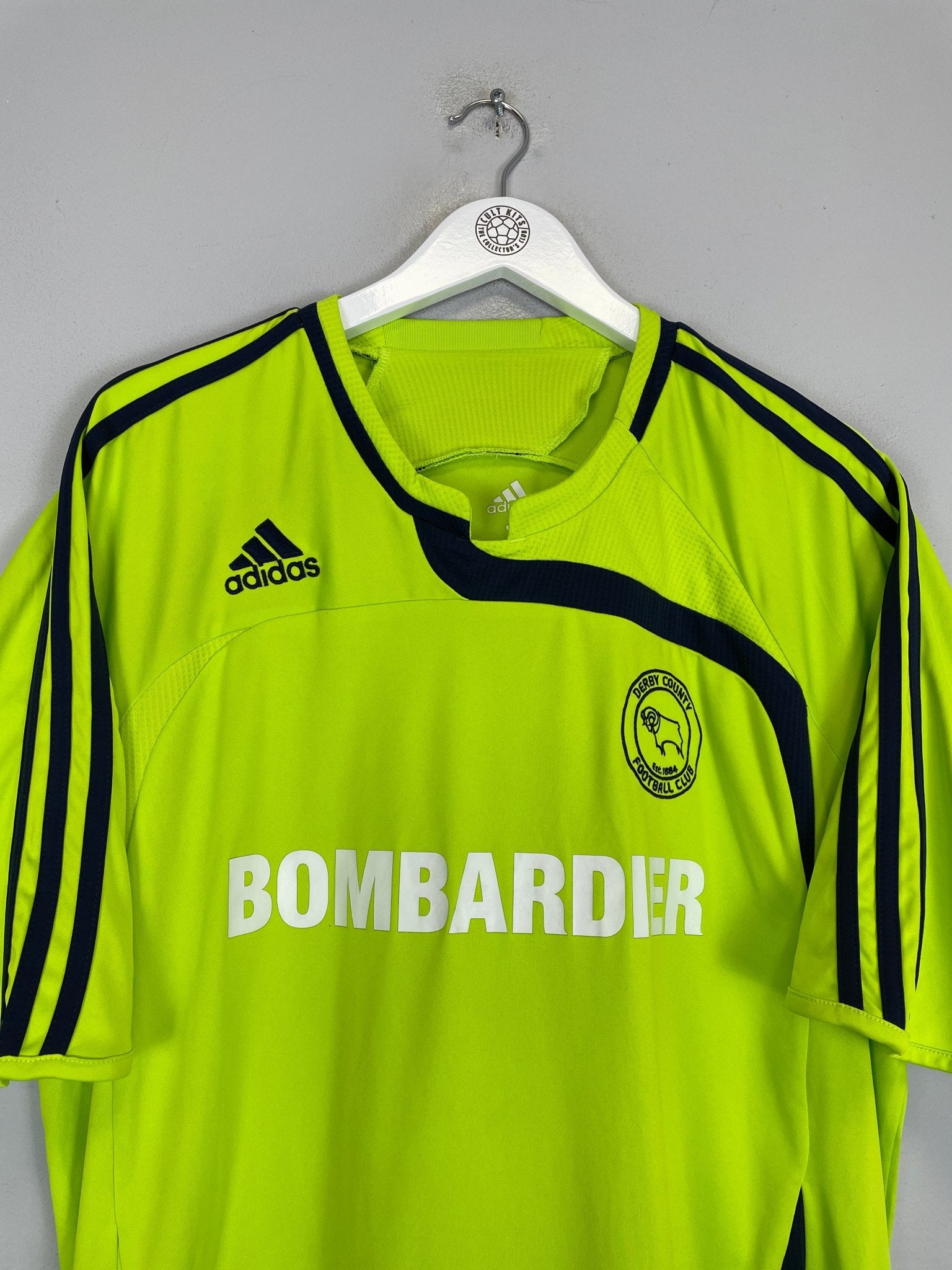 Shop 2008/09 DERBY COUNTY AWAY SHIRT (XL) ADIDAS, classic football shirts, vintage football shirts & retro soccer jerseys at Cult Kits