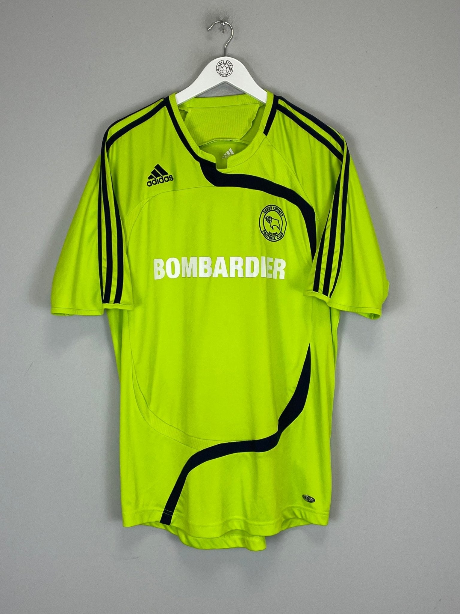 Shop 2008/09 DERBY COUNTY AWAY SHIRT (XL) ADIDAS, classic football shirts, vintage football shirts & retro soccer jerseys at Cult Kits