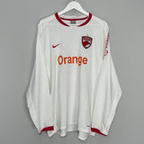 Shop 2008/09 DYNAMO BUCHAREST #15 L/S HOME SHIRT (XL) NIKE, classic football shirts, vintage football shirts & retro soccer jerseys at Cult Kits