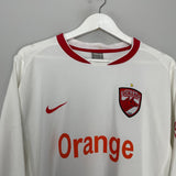Shop 2008/09 DYNAMO BUCHAREST #15 L/S HOME SHIRT (XL) NIKE, classic football shirts, vintage football shirts & retro soccer jerseys at Cult Kits