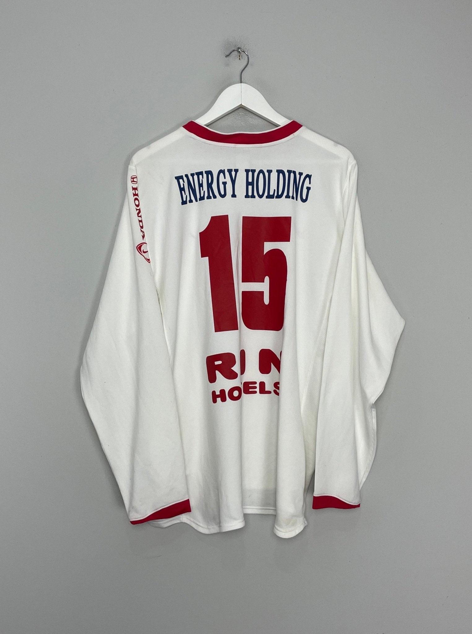 Shop 2008/09 DYNAMO BUCHAREST #15 L/S HOME SHIRT (XL) NIKE, classic football shirts, vintage football shirts & retro soccer jerseys at Cult Kits