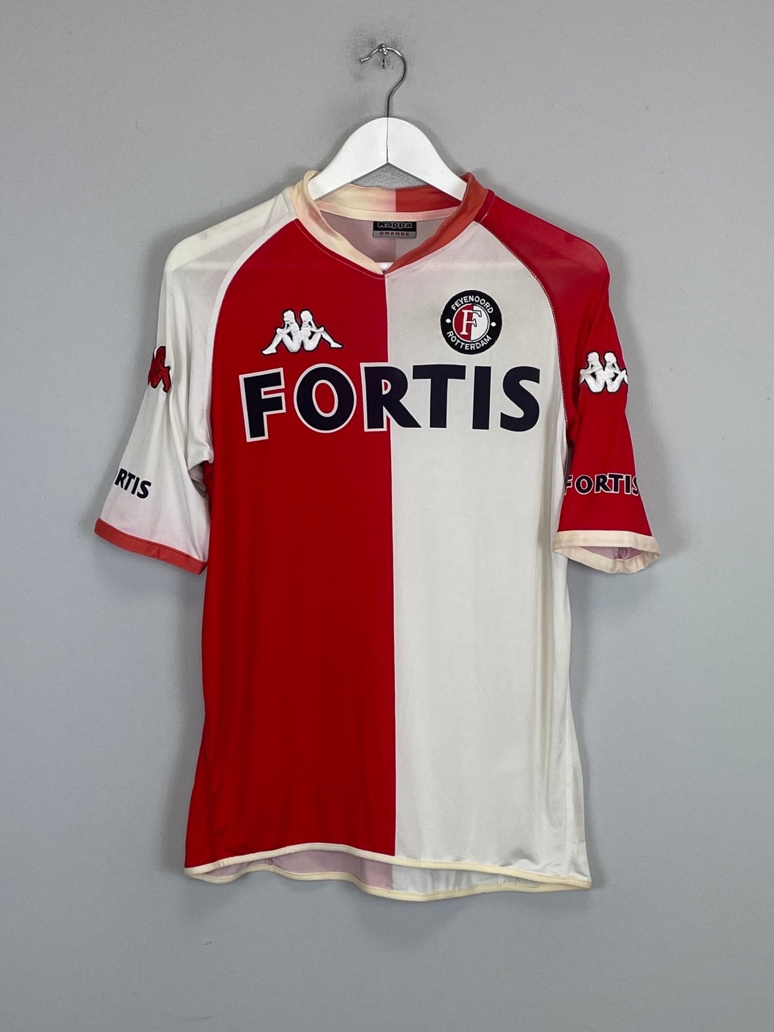 Shop 2008/09 FEYENOORD HOME SHIRT (M) KAPPA, classic football shirts, vintage football shirts & retro soccer jerseys at Cult Kits