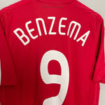 Shop 2008/09 FRANCE BENZEMA #9 AWAY SHIRT (M) ADIDAS, classic football shirts, vintage football shirts & retro soccer jerseys at Cult Kits