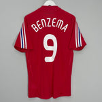 Shop 2008/09 FRANCE BENZEMA #9 AWAY SHIRT (M) ADIDAS, classic football shirts, vintage football shirts & retro soccer jerseys at Cult Kits