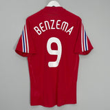 Shop 2008/09 FRANCE BENZEMA #9 AWAY SHIRT (M) ADIDAS, classic football shirts, vintage football shirts & retro soccer jerseys at Cult Kits
