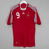 Shop 2008/09 FRANCE BENZEMA #9 AWAY SHIRT (M) ADIDAS, classic football shirts, vintage football shirts & retro soccer jerseys at Cult Kits