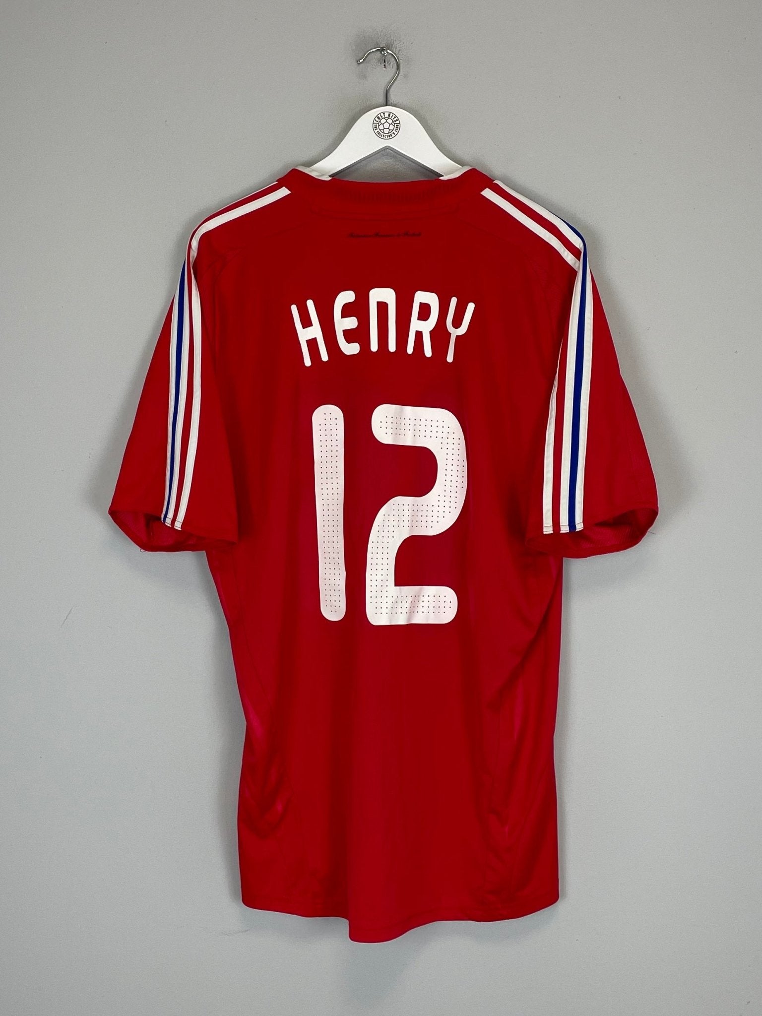 Shop 2008/09 FRANCE HENRY #12 AWAY SHIRT (XL) ADIDAS, classic football shirts, vintage football shirts & retro soccer jerseys at Cult Kits