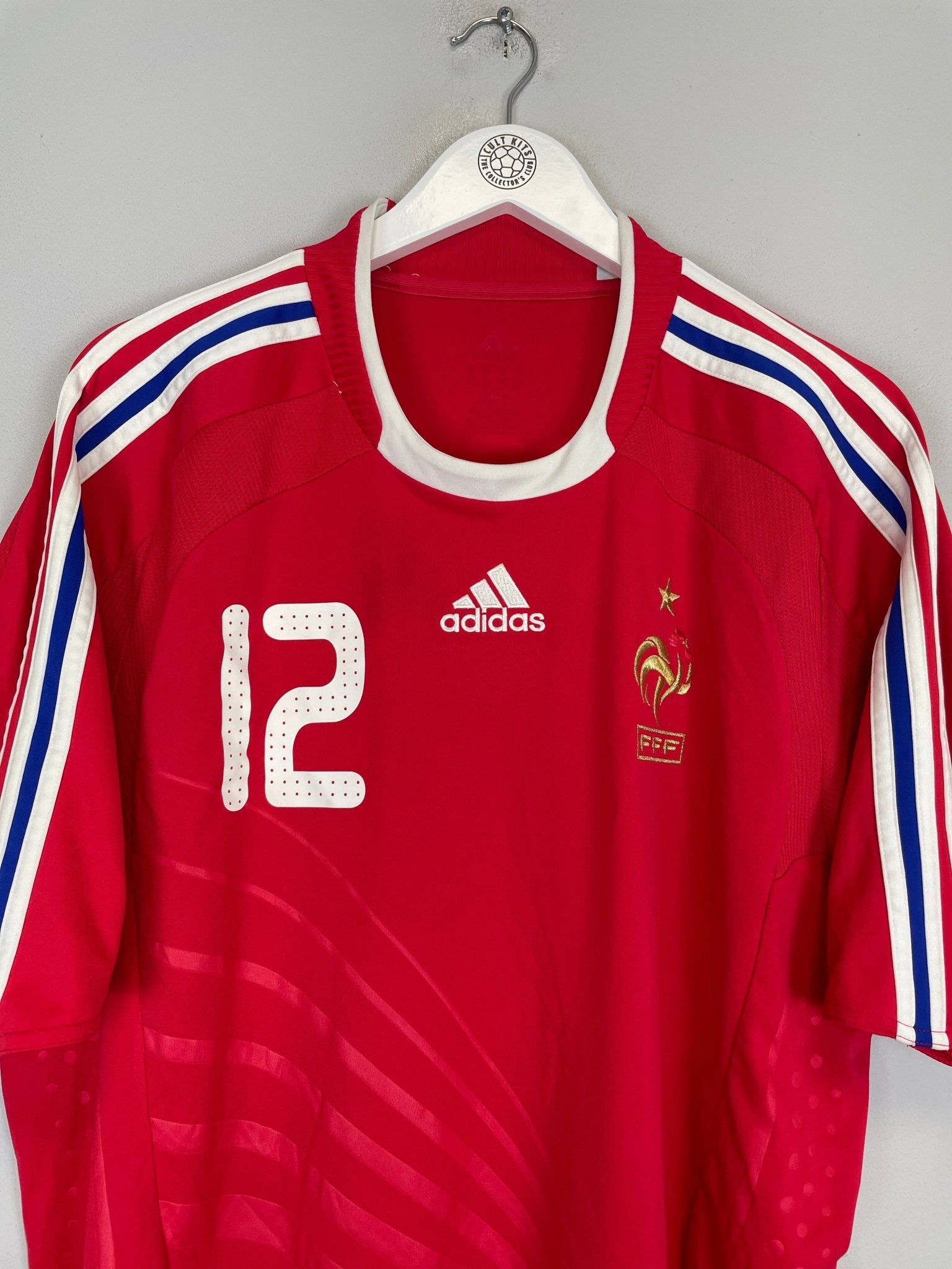 Shop 2008/09 FRANCE HENRY #12 AWAY SHIRT (XL) ADIDAS, classic football shirts, vintage football shirts & retro soccer jerseys at Cult Kits