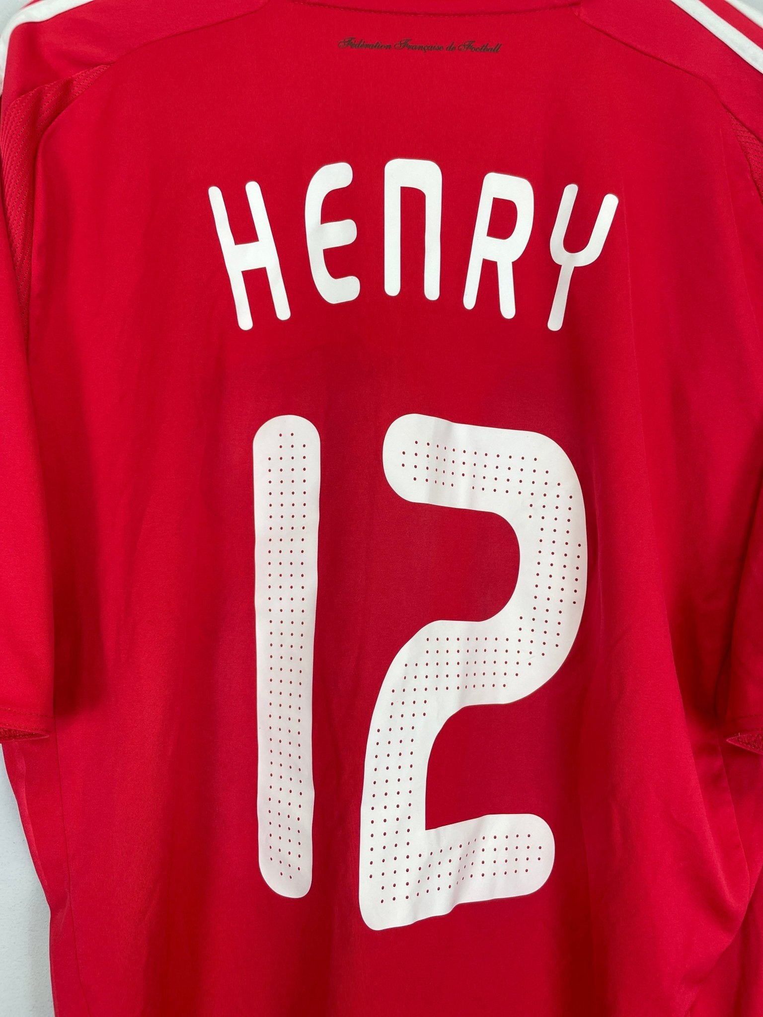 Shop 2008/09 FRANCE HENRY #12 AWAY SHIRT (XL) ADIDAS, classic football shirts, vintage football shirts & retro soccer jerseys at Cult Kits